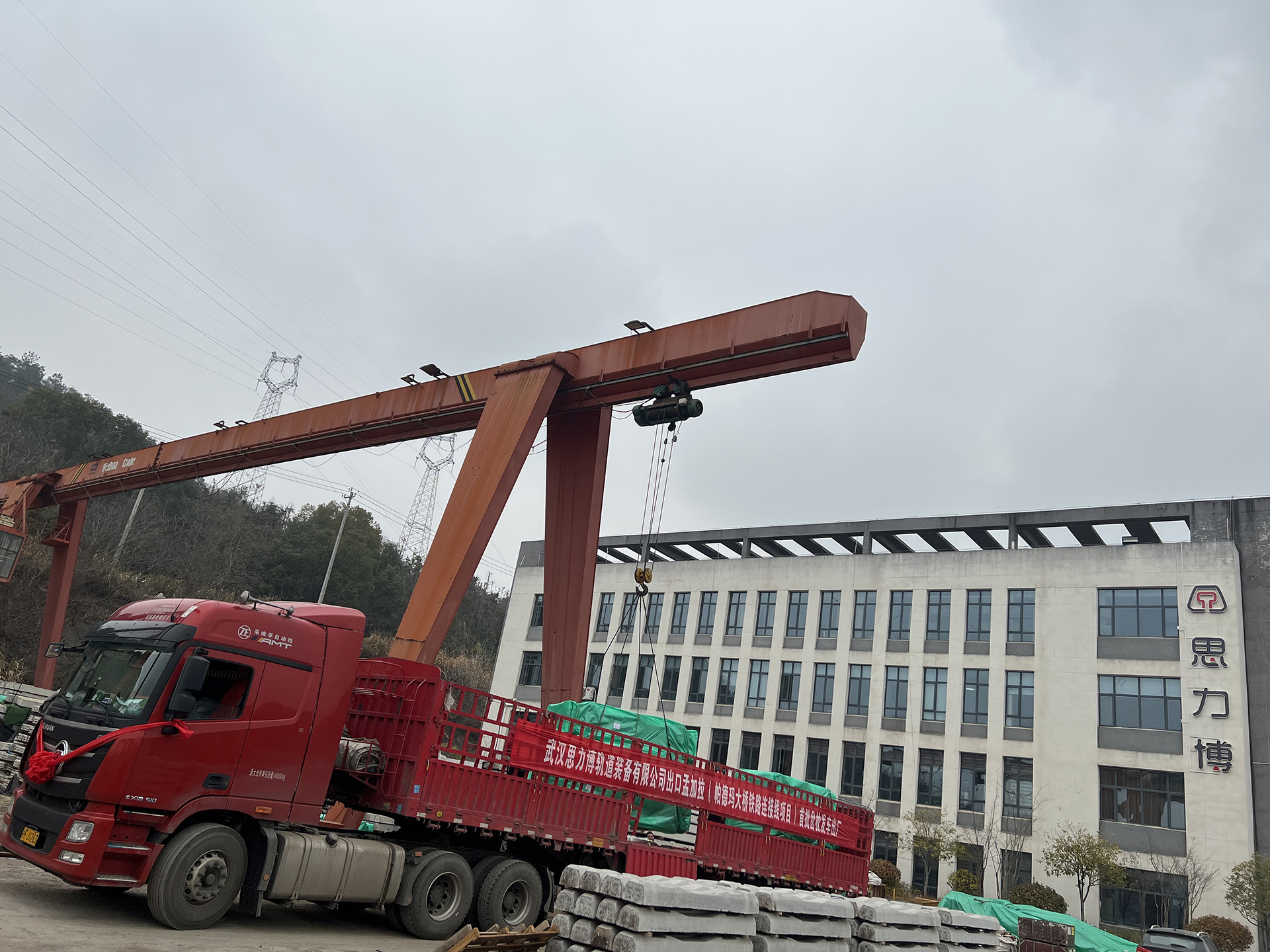 帕德玛大桥出口岔枕